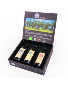 ESTUCHE 3 MONOVARIETALES AOVE ECOLÓGICO 3X500 ml