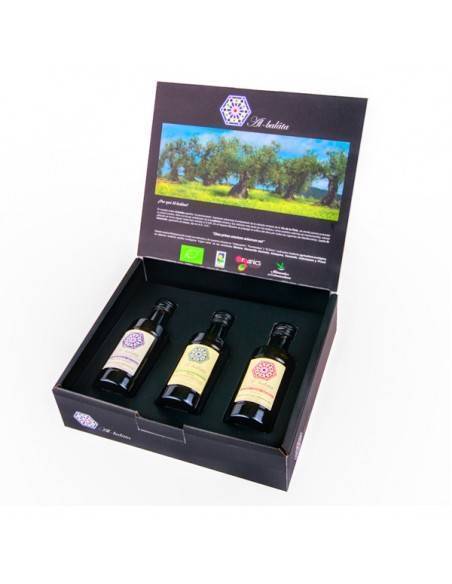 ESTUCHE 3 MONOVARIETALES AOVE ECOLÓGICO 3X250 ml