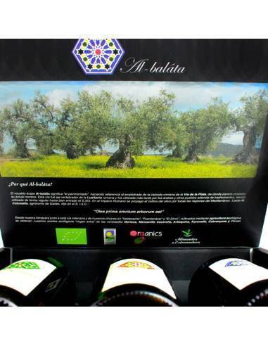 ESTUCHE 3 MONOVARIETALES AOVE ECOLÓGICO 3X250 ml