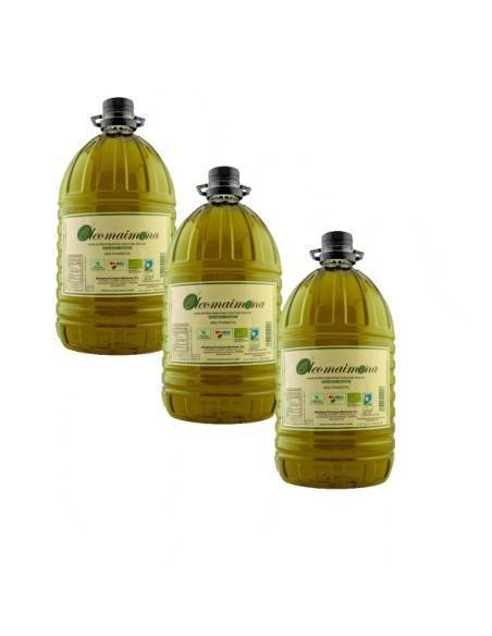 AOVE ECÓLOGICO variedades extremeñas Pack 15 Litros (3x5Litros)