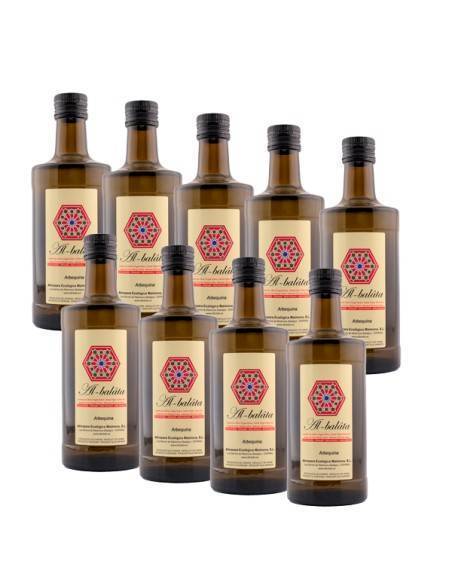 AOVE  ECOLÓGICO ARBEQUINA  PACK de 9 botellas de 500ml