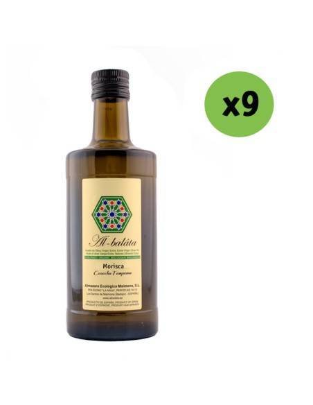 AOVE  ECOLÓGICO MORISCA PACK 9 botellas de 500ml