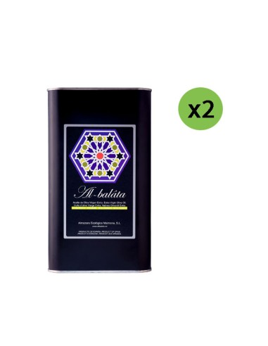 Lata AOVE ECOLÓGICO Monovarietal Manzanilla Cacereña Pack 2Latas de 3L