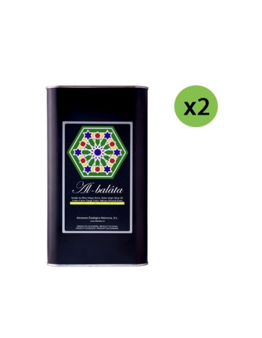 Lata AOVE ECOLÓGICO Monovarietal Morisca Pack 2 Latas de 3L