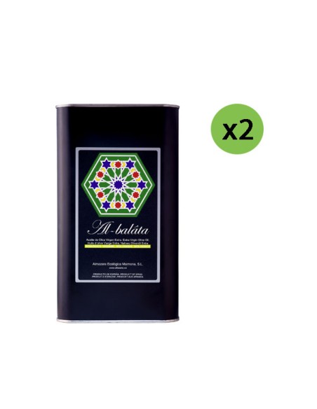 Lata AOVE ECOLÓGICO Monovarietal Morisca Pack 2 Latas de 3L