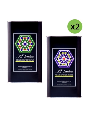 Lata AOVE ECOLÓGICO Monovarietal Pack Mixto Manzanilla y Morisca 2 Latas de 3 Litros